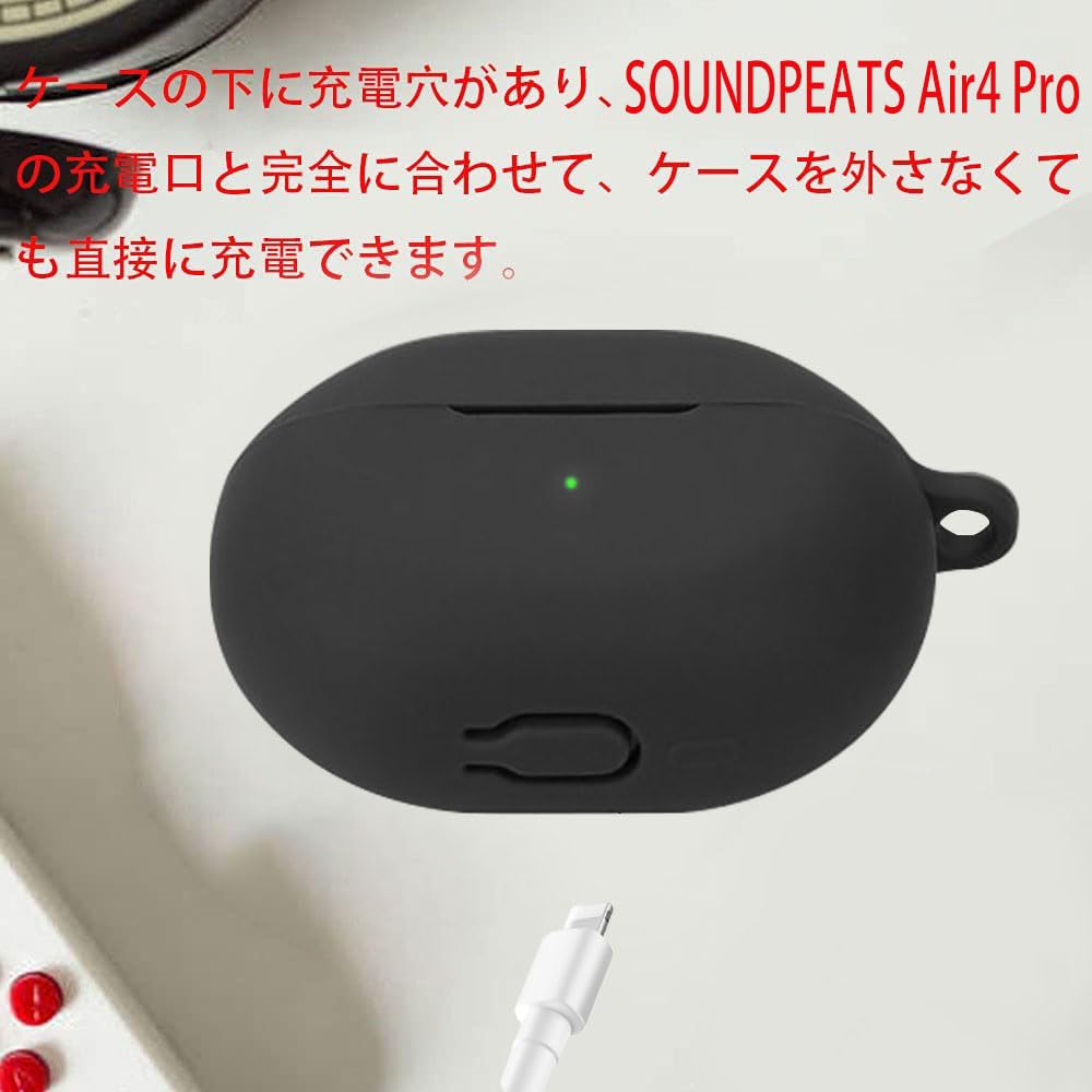 Amazon | For SOUNDPEATS Air4 Pro ケース [HVUYAL] 紛失防止用